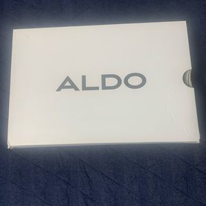 Aldo black suede chelsea boot